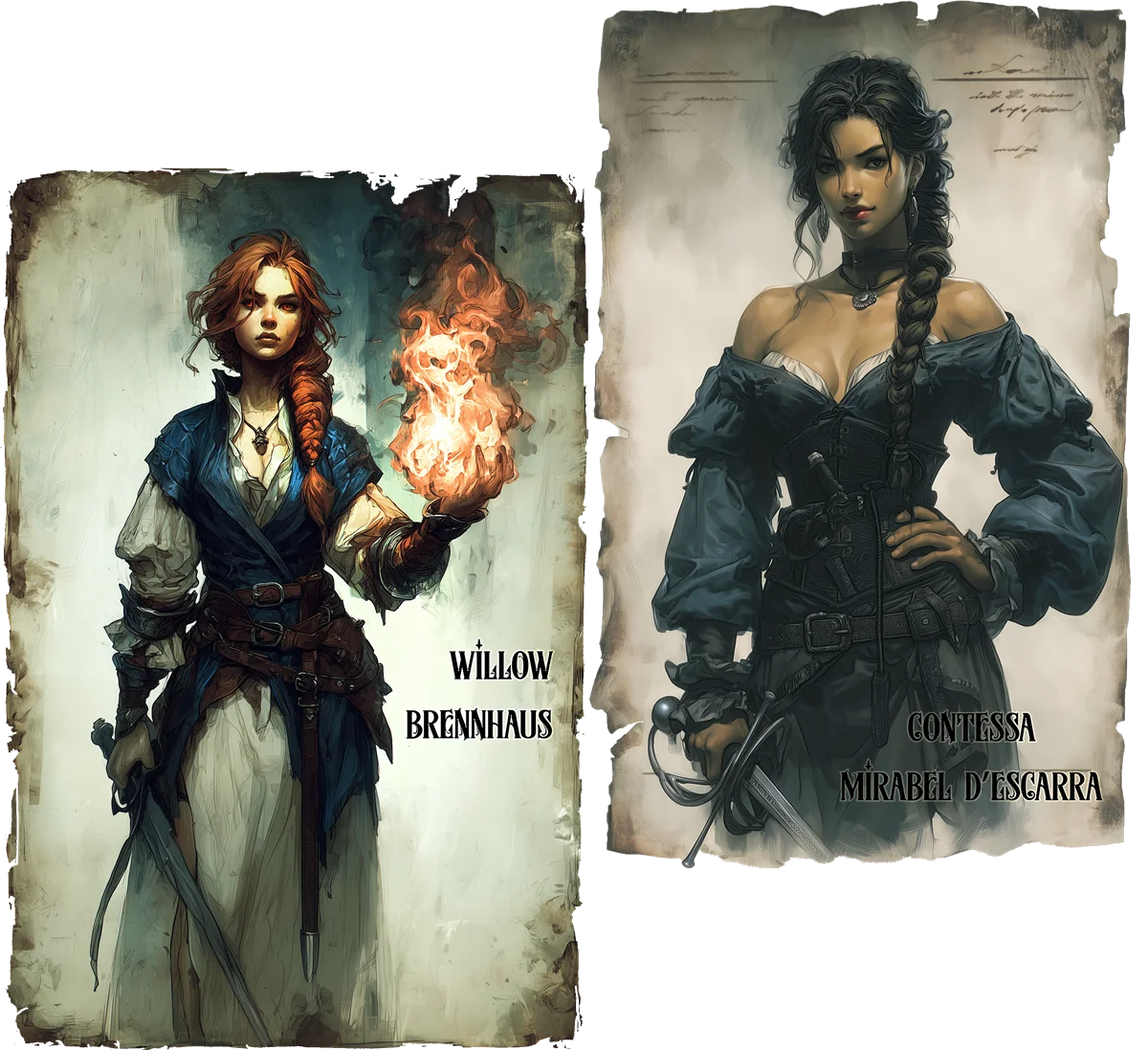 Willow & Contessa Mirabel